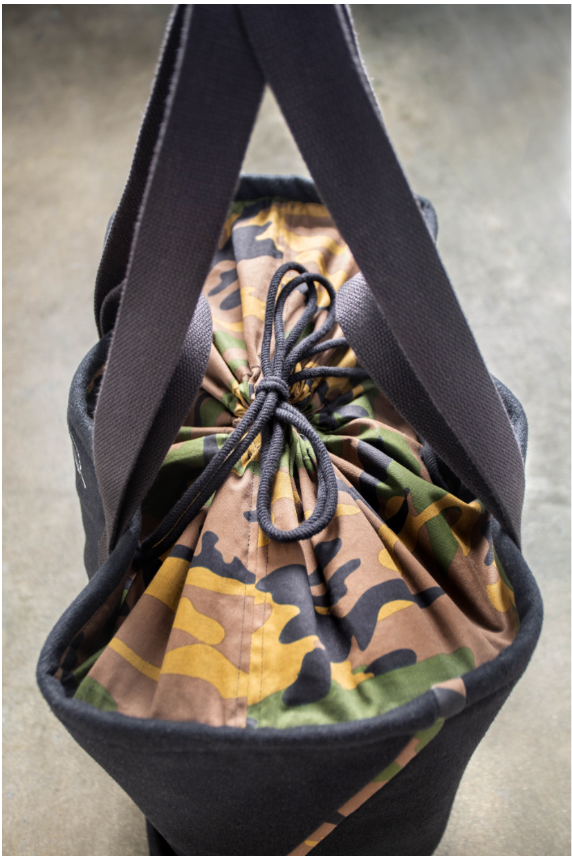 Black Wool & Olive Camo
